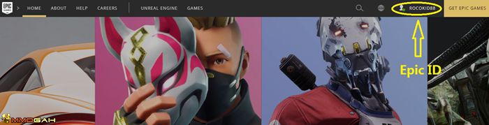 your account at the official website https www epicgames com site en us home and you ll find your epic id in the upper right corner of the page - https www epicgames com fortnite site en us home
